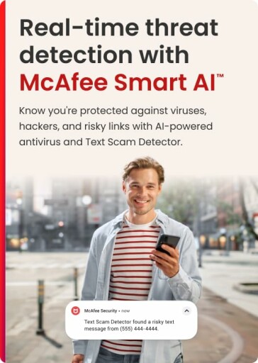 User interface of McAfee+ Premium Individual software