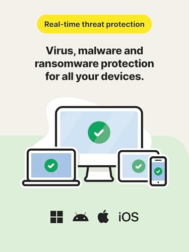 Real-time threat protection for devices with virus and malware security.