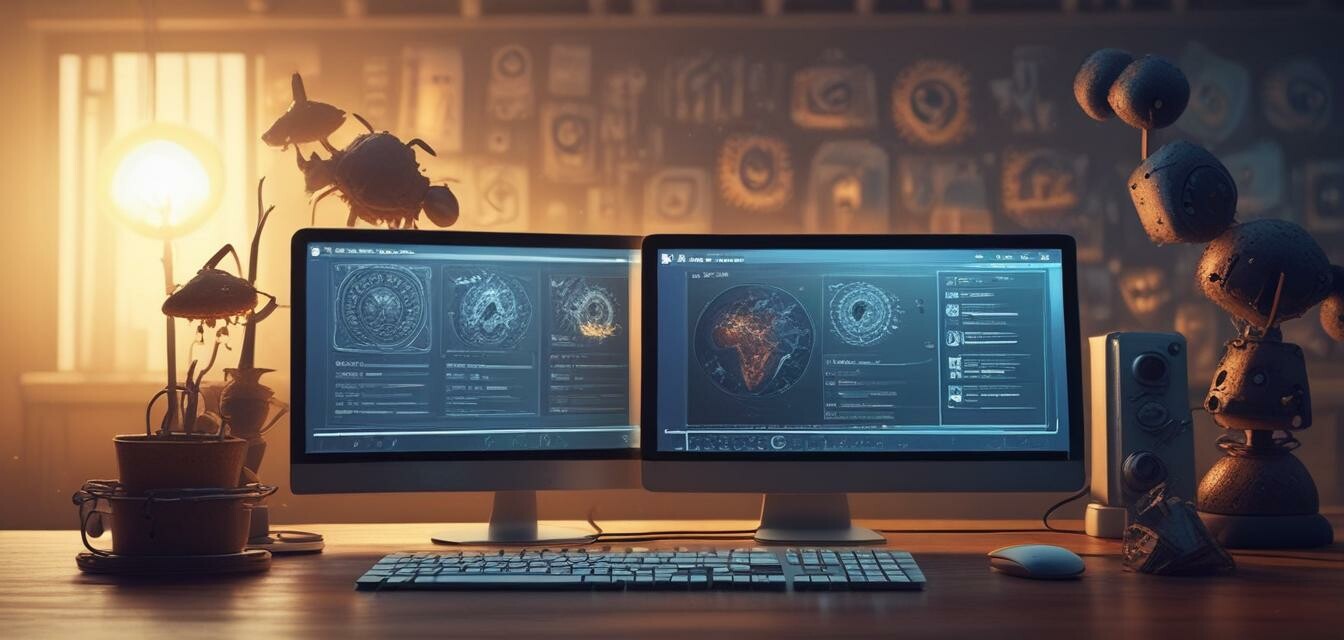 Malware types illustration