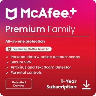 McAfee+ Premium Family Unlimited Devices 2025