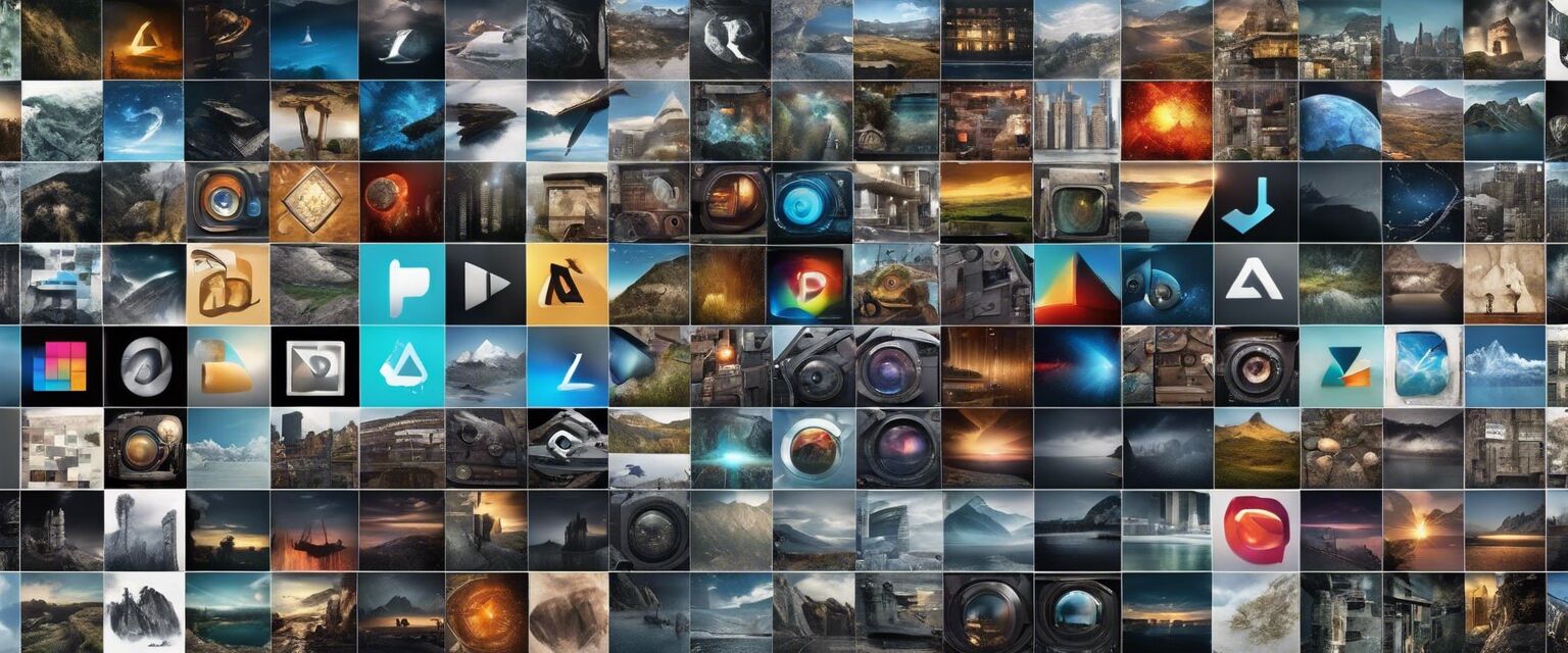 Editing Software Collage