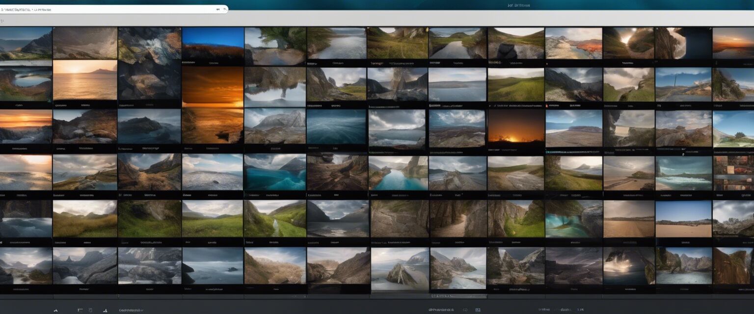 Photo Organization Software Interface