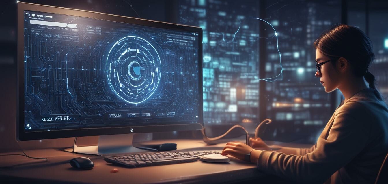 Secure internet illustration